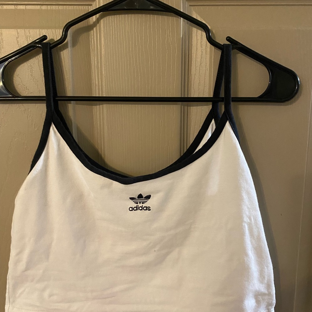 adidas cropped tank top